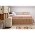 Dormitorio juvenil cama tatami con paneles Mod.Gumball