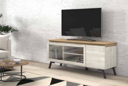Mueble de tv de 140 cm, Mod. Crittenden