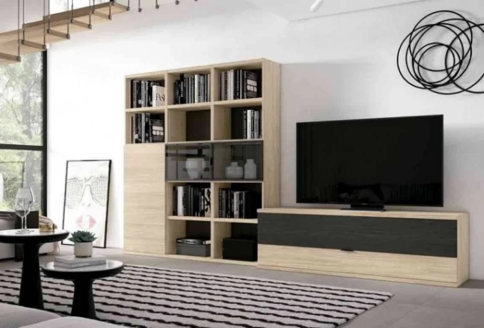 Mueble de salón de 330 cm Mod. Newport Muebles de Salón en Bilbao