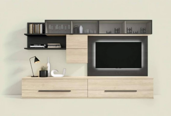 Mueble de salón de 330 cm Mod. Smith Muebles de Salón en Bilbao