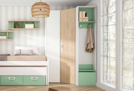Armario juvenil rincon, Mod. Juliette Armarios juveniles en Bilbao