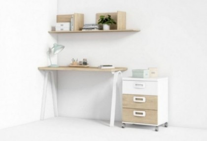 Escritorio juvenil de 120 cm, Mod. Anga