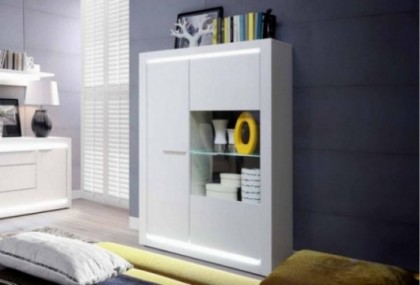 Vitrina de 98 cm con 2 puertas, Mod. Laredo Vitrinas de salón en Bilbao