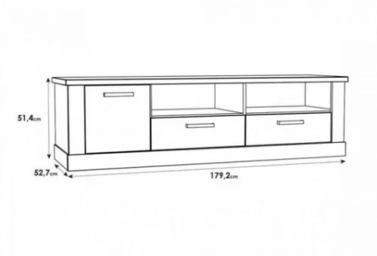 Mueble tv de 179 cm, Mod. Arlington Muebles de TV en Bilbao