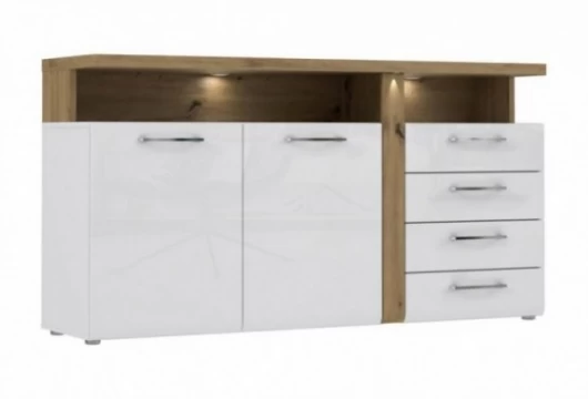 Aparador con led de 163,2 cm, Mod. Zutalu Aparadores en Bilbao