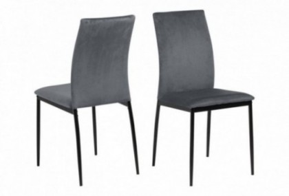 Silla de comedor gris oscuro, Mod. Nademi Sillas de Comedor en Bilbao