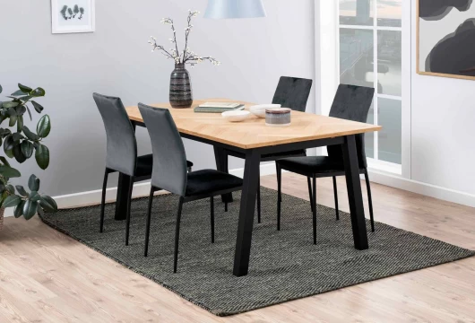 Silla de comedor gris oscuro, Mod. Nademi Sillas de Comedor en Bilbao