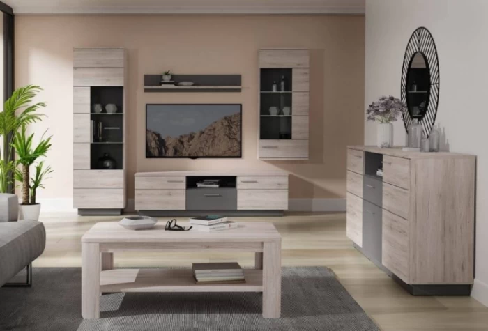 Mueble de salón de 240 cm, Mod. Naperville Muebles de Salón en Bilbao