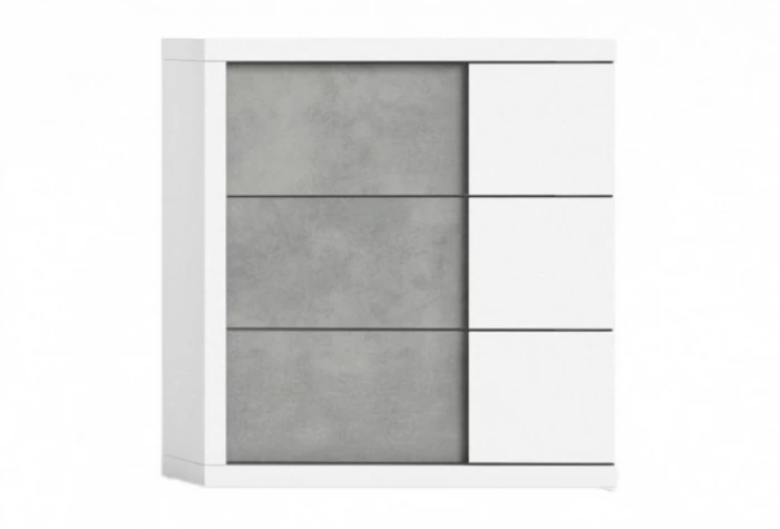 Mesita de noche de 3 cajones, Mod. Potty Mesitas de noche en Bilbao