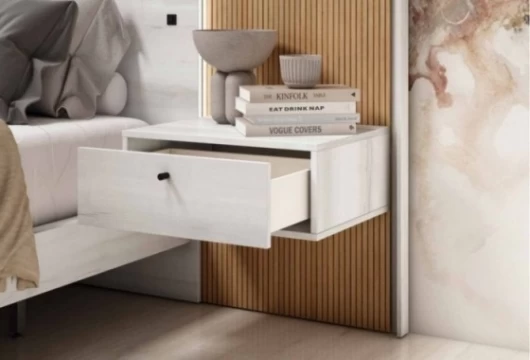 Mesita de noche 1 cajón, Mod. Aros Mesitas de noche en Bilbao