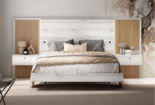 Mesita de noche 1 cajón, Mod. Aros Mesitas de noche en Bilbao