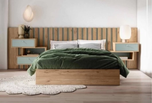 Mesita de noche 1 cajón, Mod. Aros Mesitas de noche en Bilbao