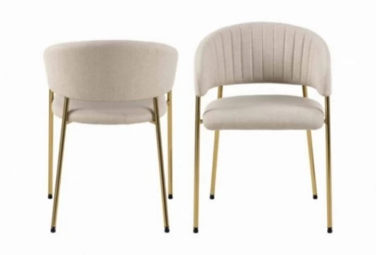 Silla patas cromo dorado, Mod. Golden Sillas de Comedor en Bilbao