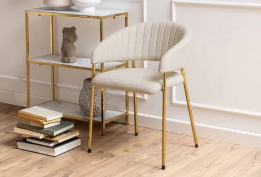 Silla patas cromo dorado, Mod. Golden Sillas de Comedor en Bilbao