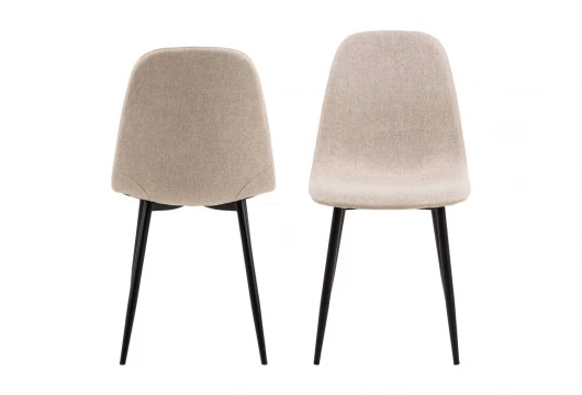 Silla de comedor tapizada beige, Mod. Licea Sillas de Comedor en Bilbao