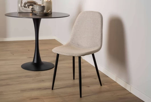 Silla de comedor tapizada beige, Mod. Licea Sillas de Comedor en Bilbao