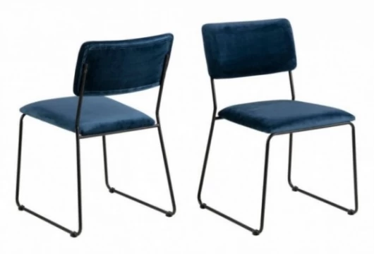 Silla de comedor azul, Mod. Jaso Sillas de Comedor en Bilbao