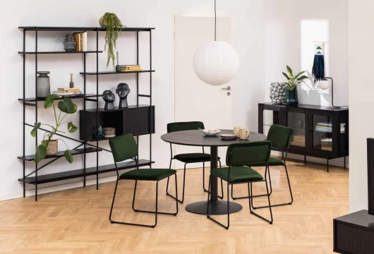 Silla de comedor verde bosque, Mod. Jaso Sillas de Comedor en Bilbao