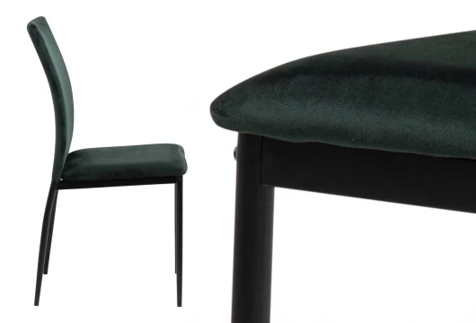 Silla de comedor verde oscuro, Mod. Nademi Sillas de Comedor en Bilbao