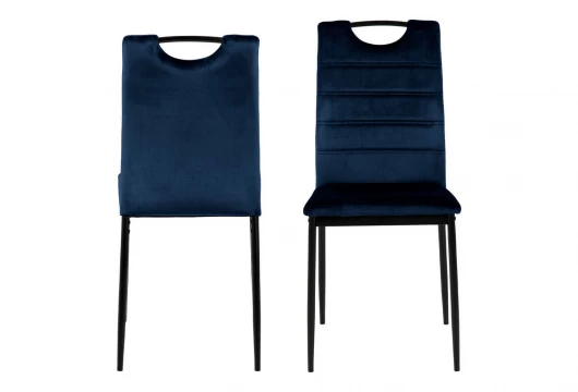 Silla de comedor tapizado azul, Mod. Eguna Sillas de Comedor en Bilbao