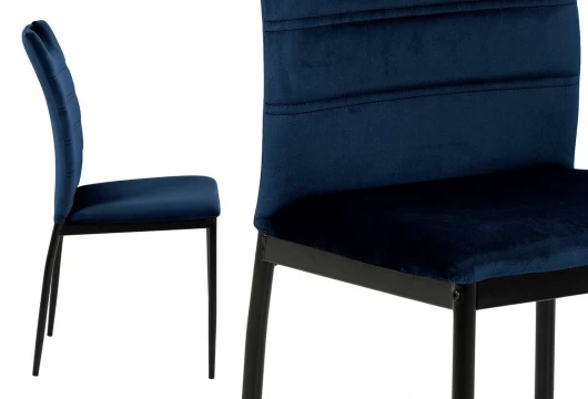 Silla de comedor tapizado azul, Mod. Eguna Sillas de Comedor en Bilbao