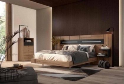 Dormitorio de matrimonio noce, Mod. Serrano Conjuntos Dormitorio en Bilbao