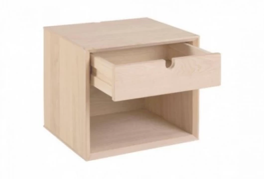 Mesita de noche de 37 cm con cajón, Mod. Turency Mesitas de noche en Bilbao