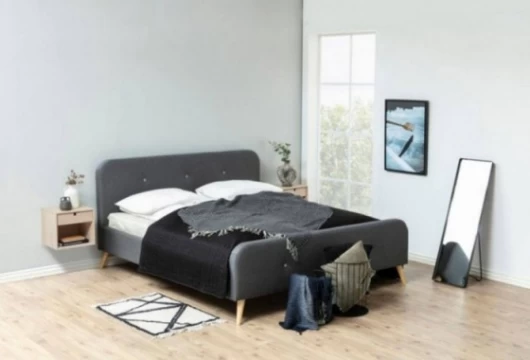 Mesita de noche de 37 cm con cajón, Mod. Turency Mesitas de noche en Bilbao