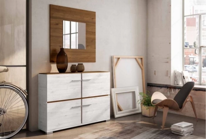 Zapatero 121 cm con 4 puertas, Mod. Graz Zapateros en Bilbao