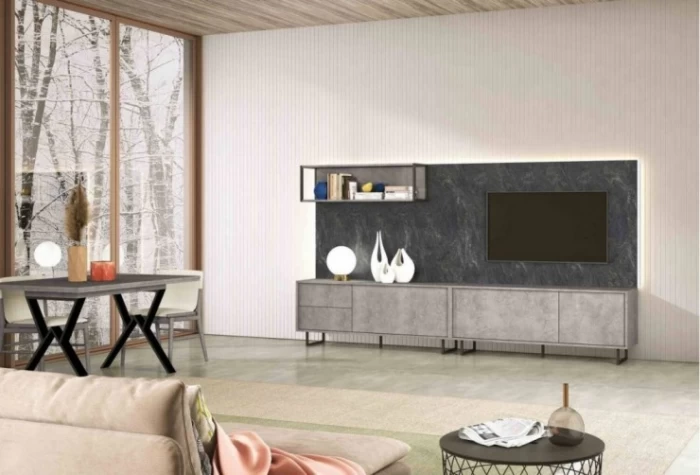 Mueble de salón de 316 cm. Mod. Brighton Muebles de Salón en Bilbao