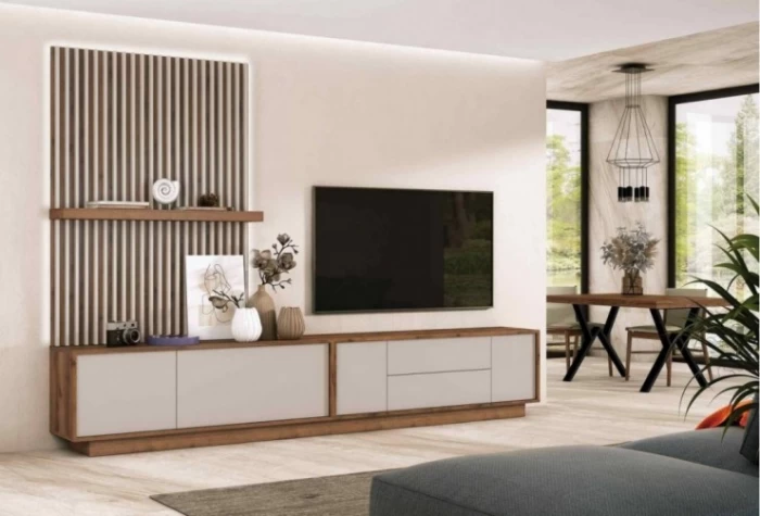 Mueble de salón de 316 cm. Mod. Ortiz Muebles de Salón en Bilbao