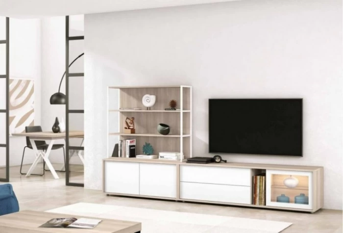 Mueble de salón de 296 cm. Mod. Lupton Muebles de Salón en Bilbao