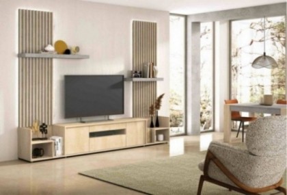 Mueble de salón de 298 cm. Mod. Cherrys Muebles de Salón en Bilbao