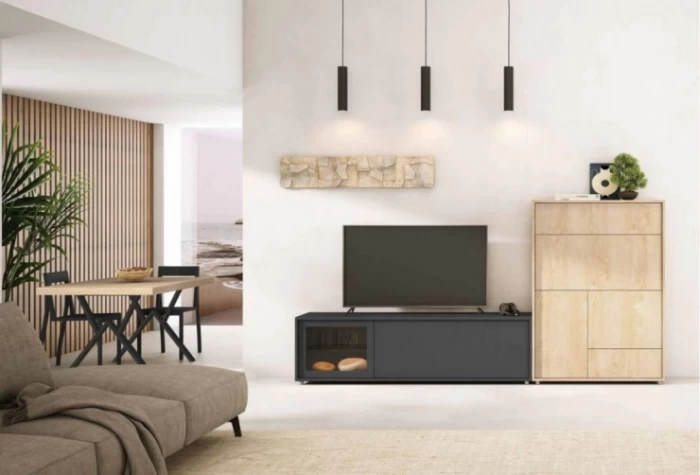 Mueble de salón de 278 cm. Mod. Fountain Muebles de Salón en Bilbao