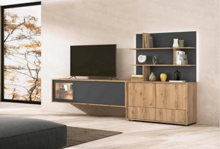 Mueble de salón de 296 cm. Mod. Tree Muebles de Salón en Bilbao