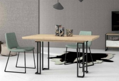 Mesa de comedor extensible 140 cm a 220 cm Seaton Mesas de comedor en Bilbao
