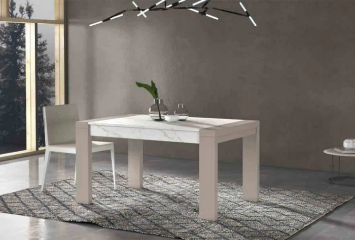Mesa comedor portería extensible 118 a 178 cm March Mesas de comedor en Bilbao