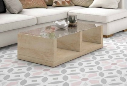 Mesa de centro tapa cristal 110 cm, Mod. Ullswater Mesas de centro en Bilbao