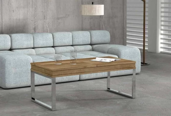 Mesa de centro elevable doble 110 cm, Mod. Dansley Mesas de centro en Bilbao