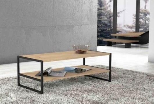 Mesa de centro con revistero 110 cm, Mod. Brook Mesas de centro en Bilbao