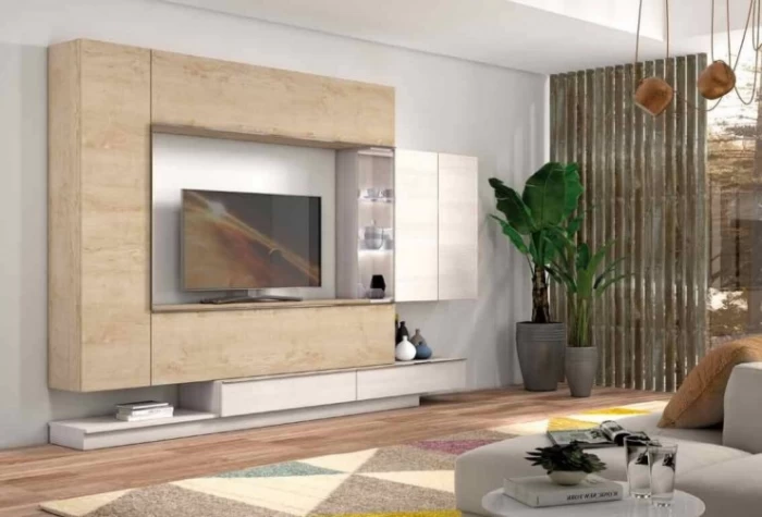 Mueble de salón de 300 cm, Mod. Shelby Muebles de Salón en Bilbao