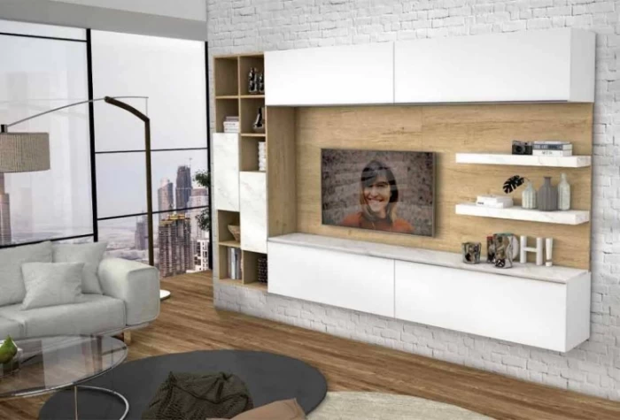 Mueble de salón de 300 cm, Mod. Monterey Muebles de Salón en Bilbao