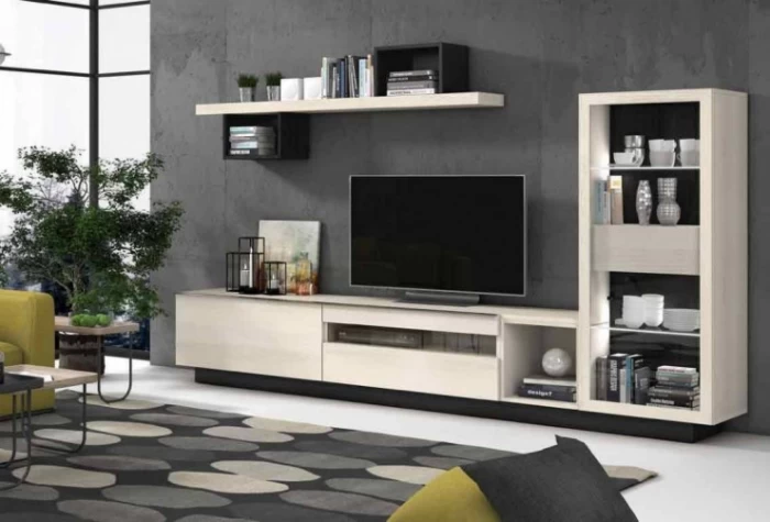 Mueble de salón de 300 cm, Mod. Clay Muebles de Salón en Bilbao