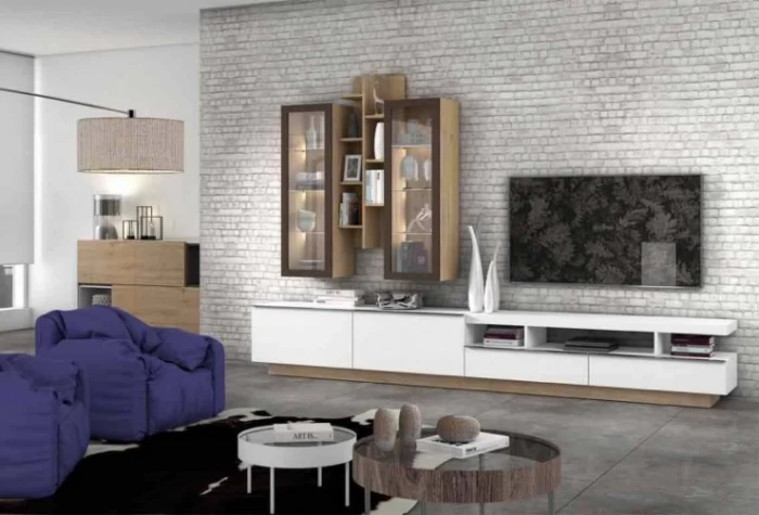 Mueble de salón de 320 cm, Mod. Napa Muebles de Salón en Bilbao