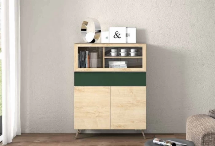 Aparador 100 cm con cajón y puertas, Mod. Lane Aparadores en Bilbao