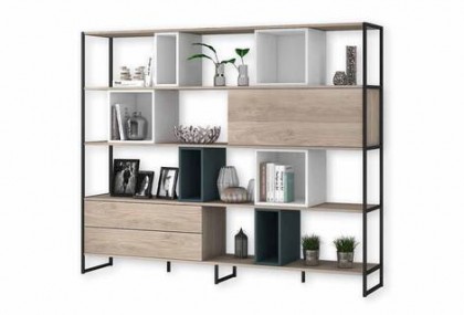 Estantería de 224 cm, Mod. Indio Estanterias de salon en Bilbao