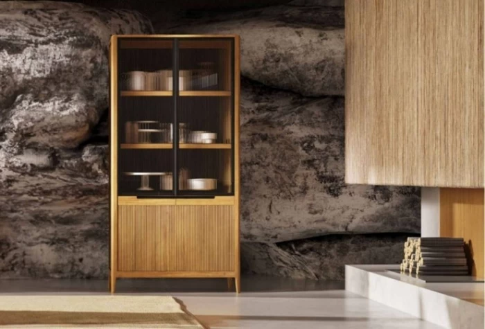 Vitrina de 100 cm, Mod.Tallín Vitrinas de salón en Bilbao