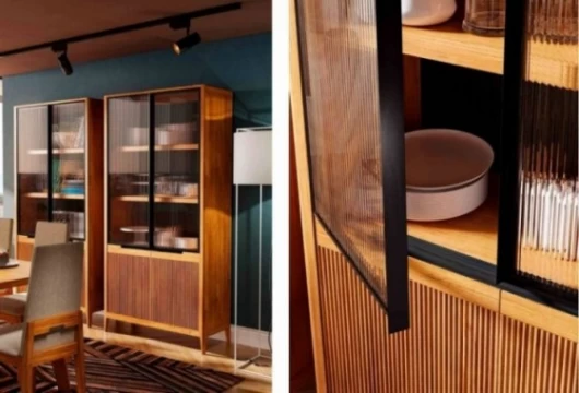 Vitrina de 100 cm, Mod.Tallín Vitrinas de salón en Bilbao