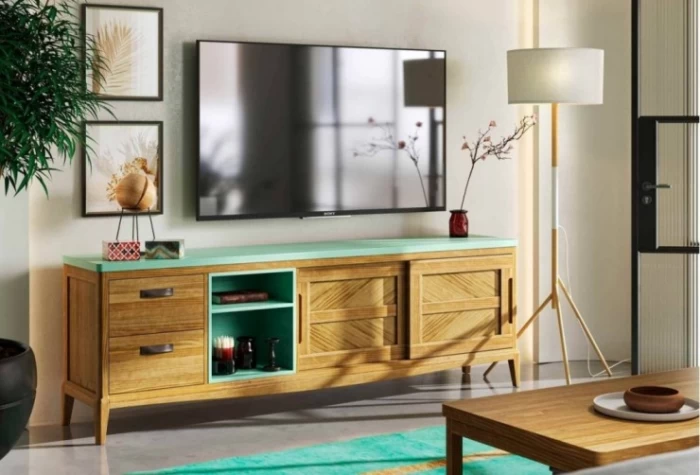 Mueble de tv de 200 cm, Mod.Quebec Muebles de TV en Bilbao