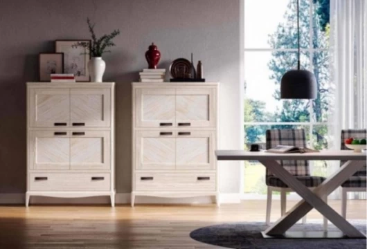 Vajillero de 101 cm, Mod.Quebec Vitrinas de salón en Bilbao